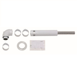 Vaillant Basis-Anschuss-Set LAS turboTEC Luft-/Abgasführung, Alu, 60/100 mm 303838