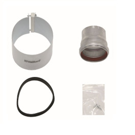 Vaillant Übergangsstück turboTEC 60/100 mm auf 63/96 mm, Alu 303844