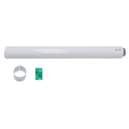 Vaillant Verlängerungsrohr Brennwert 60/100, 2,0m Luft-/Abgasführung, PP 303905