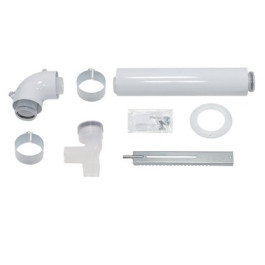 Vaillant Basis-Anschluss-Set Brennwert 60/100 an Abgasleitung DN 80 im Schacht 303920