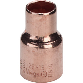 Viega Muffe reduziert 95240 in 22x18mm Kupfer 101602
