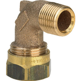 Viega Winkelverschraubung Sanfix 2014 in 16mm x R1/2 Rotguss 101954