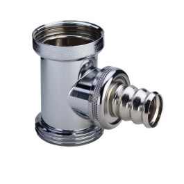 Viega Zwischenstück 5619 in G1 1/4 Messing verchromt 103224