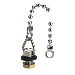 Viega Kugelkette 9928.190 in M6 x 10x300mm Messing verchromt 103354