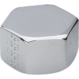 Viega Kappe 1761 mit Mehrkant in G3/4 verchromt 106782