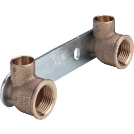 Viega Montageeinheit Gemini Rotguss 94476.2 in 15mmxRp1/2x100mm 107284