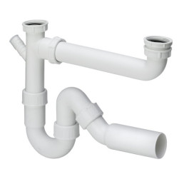 Viega Ablaufverbindung 79485.20 in G1 1/2 x 40mm x 90-310mm weiß 109585