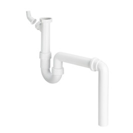 Viega Röhrengeruchverschluss 7985.70 in G1 1/2 x 40mm Kunststoff weiß 111489