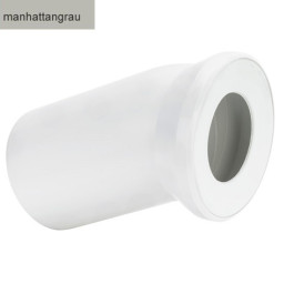 Viega WC Anschlussbogen 22,5 Grad 3813 in DN100 x 150mm Kunststoff manhattan 112516