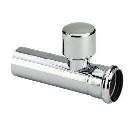 Viega Verlängerungsrohr 5694.5 in 32x125mm Messing verchromt 115524