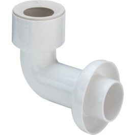 Viega Anschlussbogen 3228 in 50x50mm Kunststoff verchromt 132644