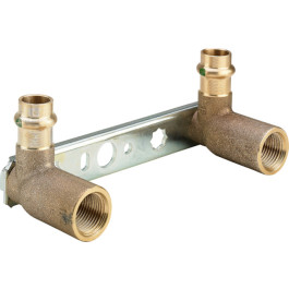 Viega Sanpress Montageeinheit mit SC-Contur 2221.1 in 15 x Rp1/2 x 45x80/150mm 135119