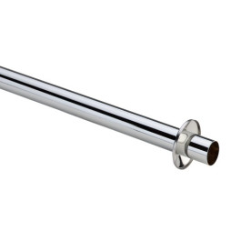 Viega Abgangsrohr 3227.4 in 37x500mm Messing verchromt 135140