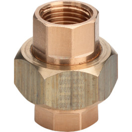 Viega Rohrverschraubung Rotguss 3330 flachdichtend in Rp3/4 x Rp3/4 271039