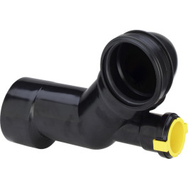 Viega Abzweig 8093 in DN100/80/50 Kunststoff schwarz 284503