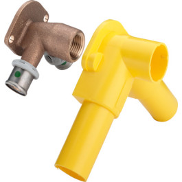 Viega Sanfix P Doppelwandscheibe mit SC-Contur 2125.4 in 16mm x Rp1/2 303648