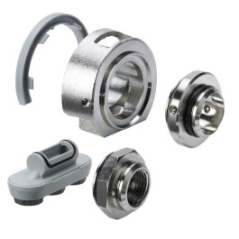 Viega Umrüstset 6161.99 aus Messing matt-vernickelt 312213