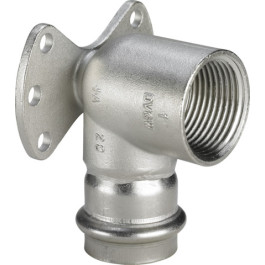 Viega Sanpress Inox Wandscheibe mit SC-Contur 2325.5 in 18mm x Rp1/2 Edelstahl 437251