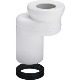 Viega Versprungbogen 8090.3 in DN100/60 Verspr., Kunststoff weiß 484361