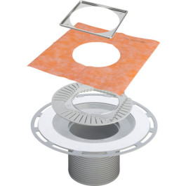 Viega Aufstockelement Advantix 4994.1 in 150x150mm Chromnickelstahl 489045