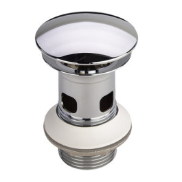 Viega Schaftventil 5432 in G1 1/4x63x75 Messing verchromt, nicht verschließbar 492595