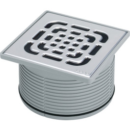 Viega Aufsatz 4922.5 Rost verschraubt in 150x150mm Kunststoff grau 555504