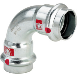 Viega Bogen 90 Grad mit SC Prestabo 1116 in 42mm 558178
