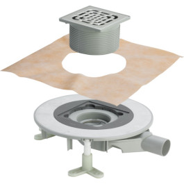 Viega Bodenablauf Advantix Top 4914.21 in DN50 Kunststoff grau 669263