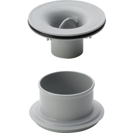 Viega Tauchrohr 4935.21 in 100mm Kunststoff grau 686093