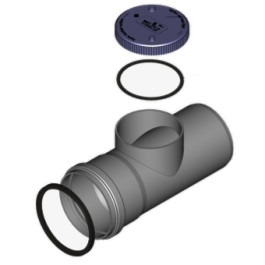 Viessmann Revisionsstück gerade D=110 mm aus PPs 7247558