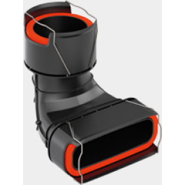 Viessmann Bogen 90° F50 auf R90 7372828