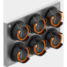 Viessmann Anschlussplatte 6-fach R75 S 7377373