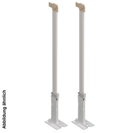 Viessmann Standkonsolen PK1 für Rohboden, 2er Set für Universal- und Mittelanschlussheizkörper Typ 21, 22, 33 7663207
