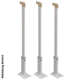 Viessmann Standkonsolen PK1 für Rohboden, 3er Set für Universal- und Mittelanschlussheizkörper Typ 21, 22, 33 7663208