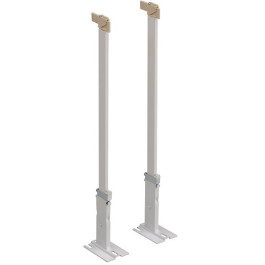Viessmann Standkonsolen für Montage auf Fertigfußboden Für Profilheizkörper Typ 20, 21, 22, 33 und Bauhöhen 30 bis 95,5 cm verkehrsweiß RAL 9016 7729073