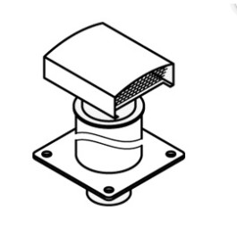 Viessmann Fortluft-Dachdurchführung DN160 9562054