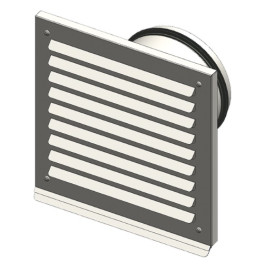 Viessmann Außenwandblende Design DN160 (Edelstahl) ZK05351