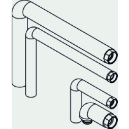 Viessmann Anschluss-Set AP nach rechts 1 Heizkreis ZK06403