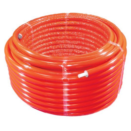Wavin Tigris Rohr 20x2,25, 13mm isoliert, Länge: 50m, rot, Mehrschicht-Verbundrohr 3004381