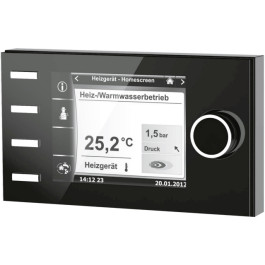 Wolf Bedienmodul BM-2 ohne Außenfühler schwarz, für Regelungssystem WRS 2745306