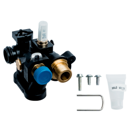 Wolf Hydraulik GTC Warmwasserblock mit Disconnecteur 2074618