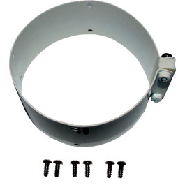 Wolf Schelle DN96 für Luftrohr Breite 44mm, weiß 2600415