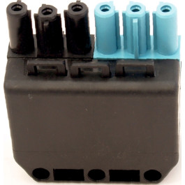 Wolf Buchse 6-polig, schwarz-blau für BVG-Lambda 15-40 2744804