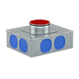 Kermi x-well Verteiler VMR1, rund NW125, 8-fach Y2202000020K