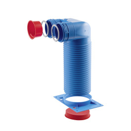 Kermi x-well Ventilanschluss 90Grad, 2 x NW 75 - 125 Y2202075005K