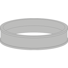 Kermi x-well Dichtring für EPP-Rohrmuffe NW 180, Übergang zu AD 200mm Y2301180004K