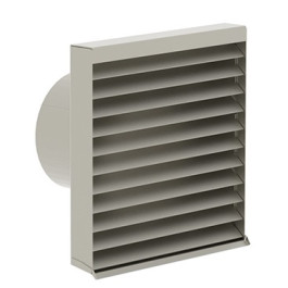 Kermi x-well Wetterschutzgitter NW 125, Edelstahl Y2401125003K
