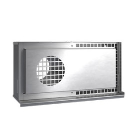 Kermi x-well Wetterschutzgitter doppelt NW125, waagrecht, für Wandeinbau, Edelstahl Y2401125008K