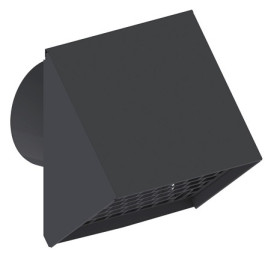 Kermi x-well Wetterschutzgitter NW 160, Aluminium, anthrazit RAL 7016 Y2401160012K
