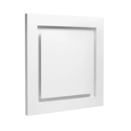 Kermi x-well Zu-/Abluftdurchlass SEA302 quadratisch aus Metall, weiß, NW 125 Y2403125006K